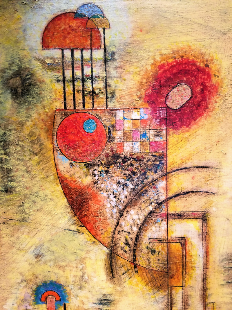 A Wassily Kandinsky! Totally unexpected. I almost ordered a print of this once so seeing the real thing blew my mind a little.